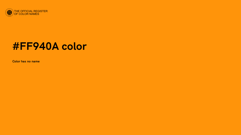 #FF940A color image