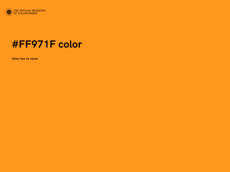 #FF971F color image