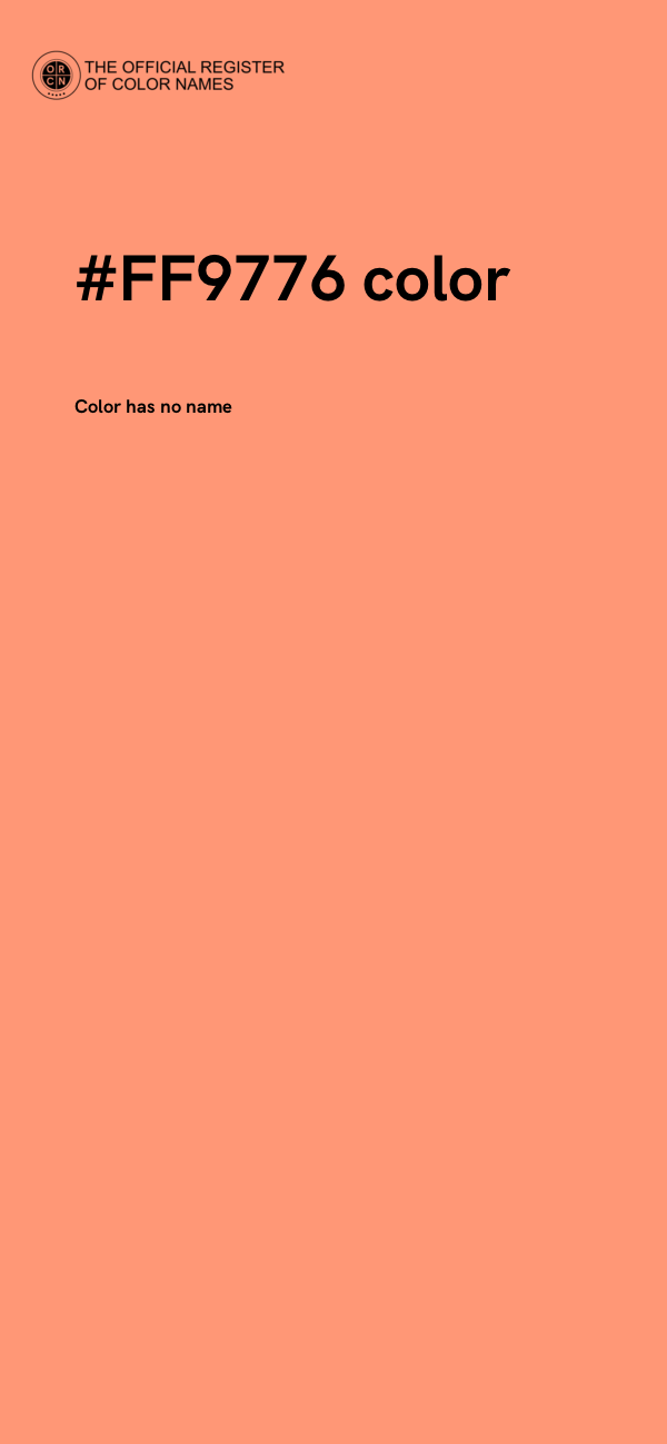 #FF9776 color image