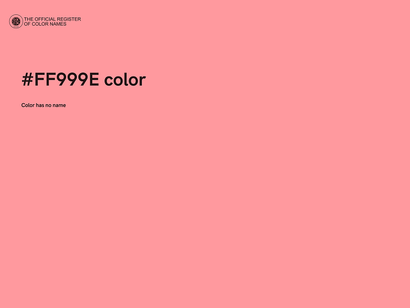 #FF999E color image