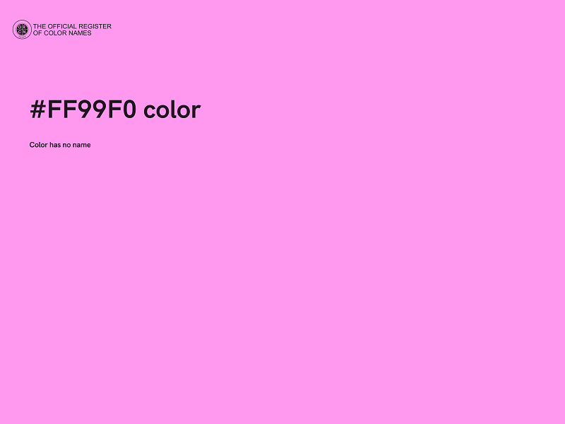 #FF99F0 color image