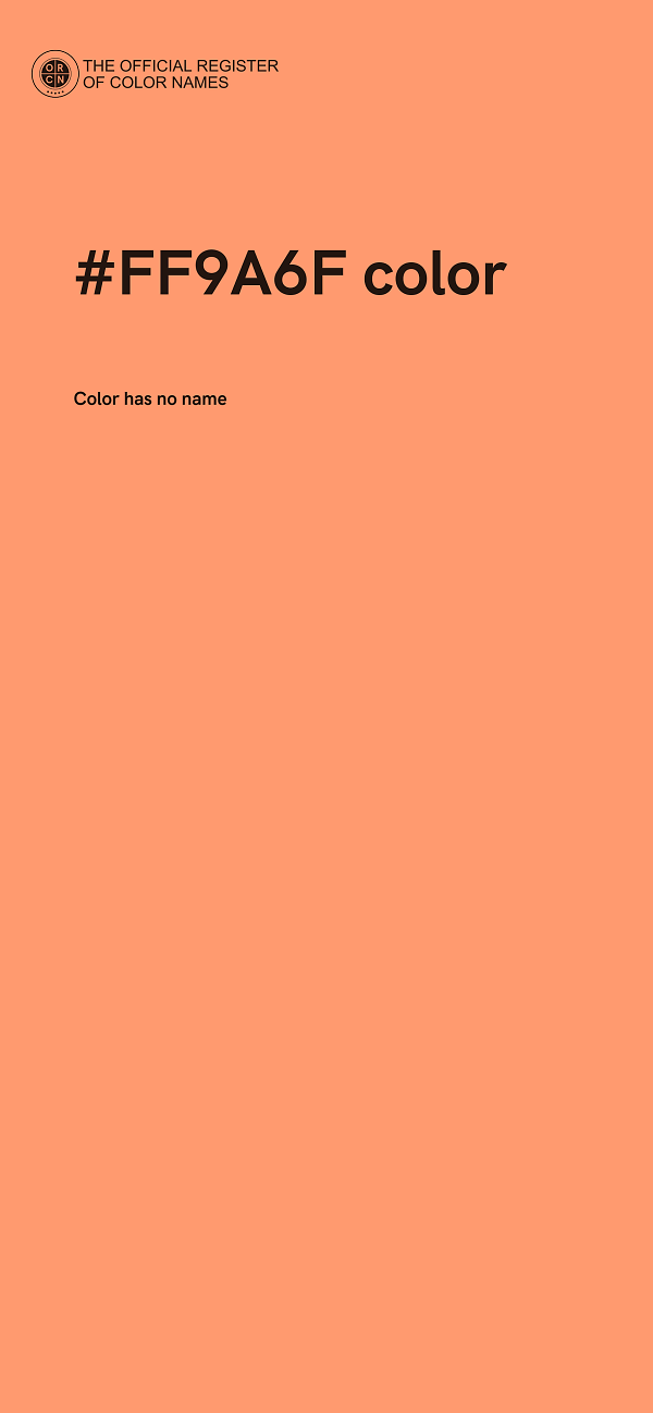 #FF9A6F color image
