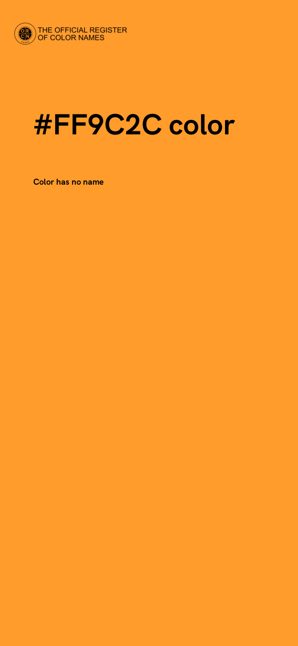 #FF9C2C color image