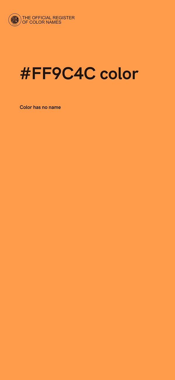 #FF9C4C color image