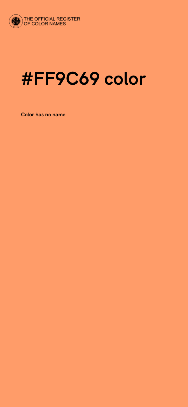 #FF9C69 color image