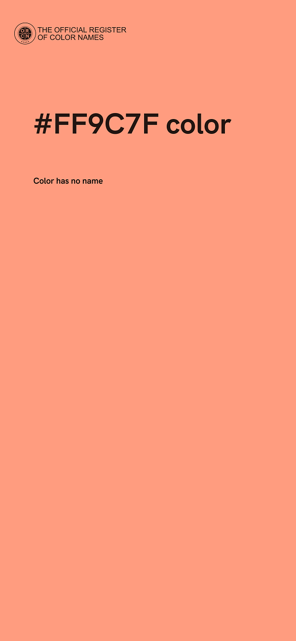 #FF9C7F color image