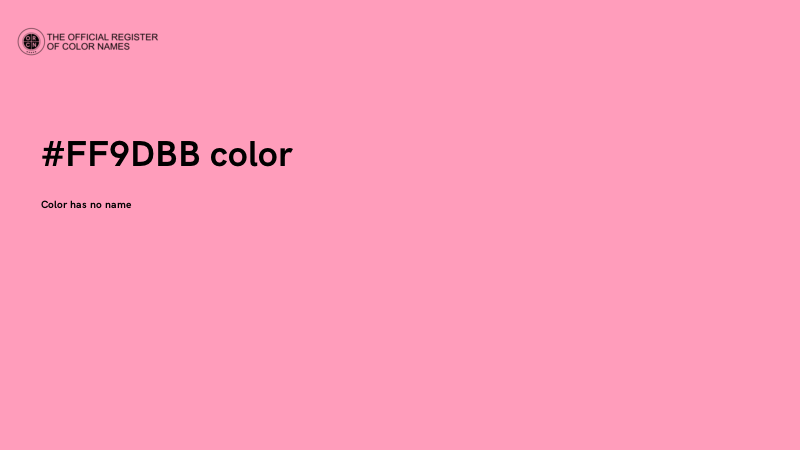 #FF9DBB color image