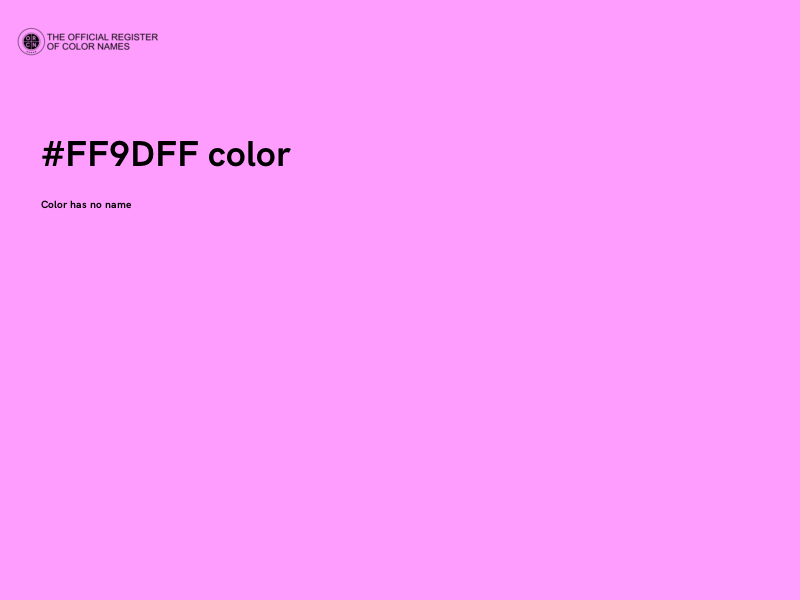 #FF9DFF color image