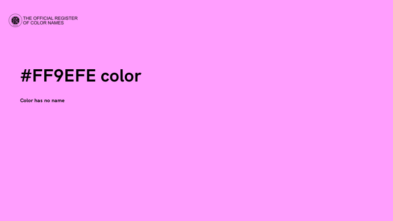 #FF9EFE color image