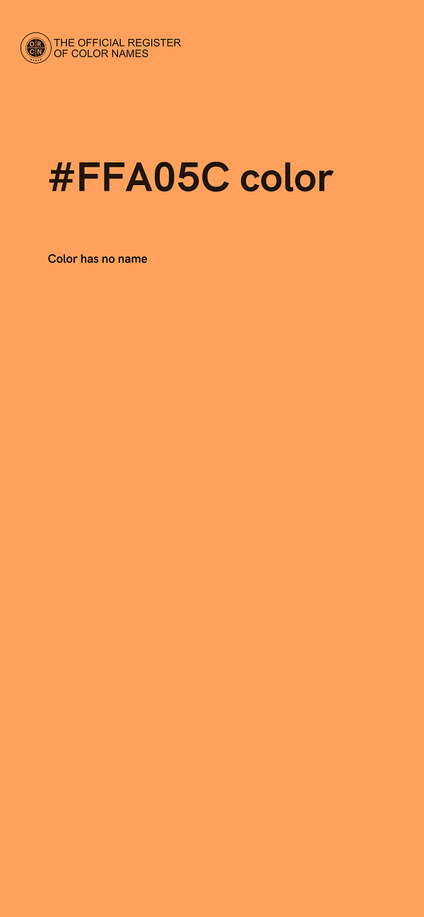 #FFA05C color image