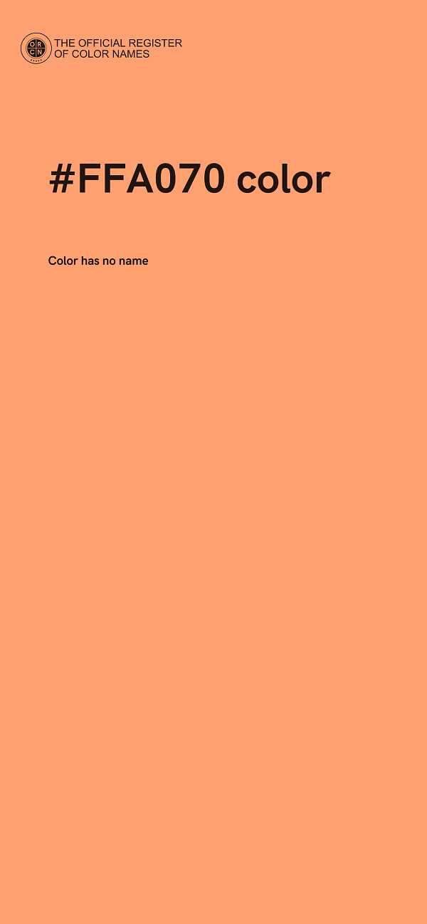 #FFA070 color image