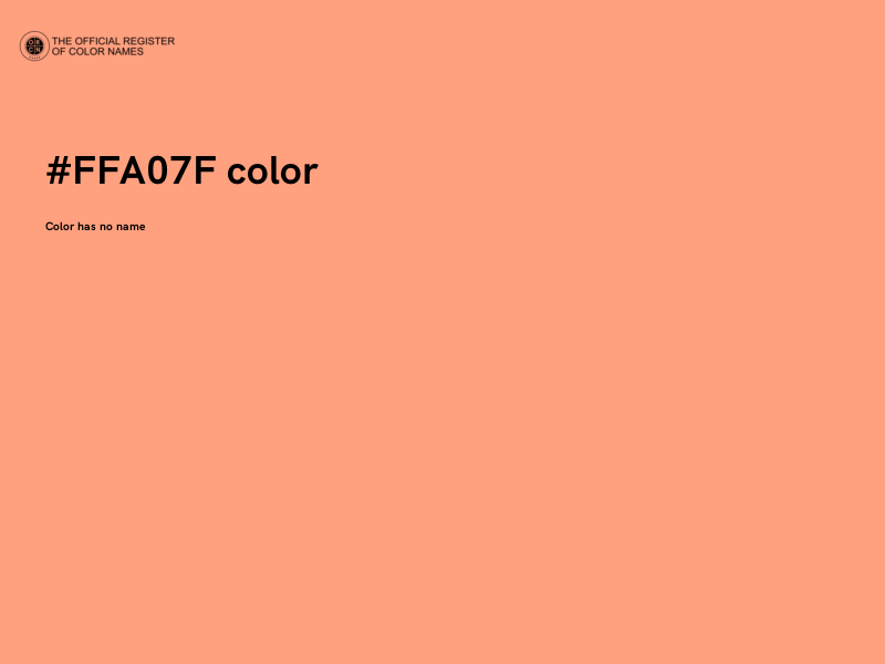 #FFA07F color image