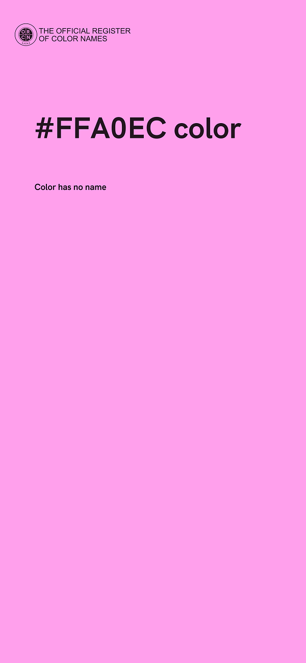 #FFA0EC color image