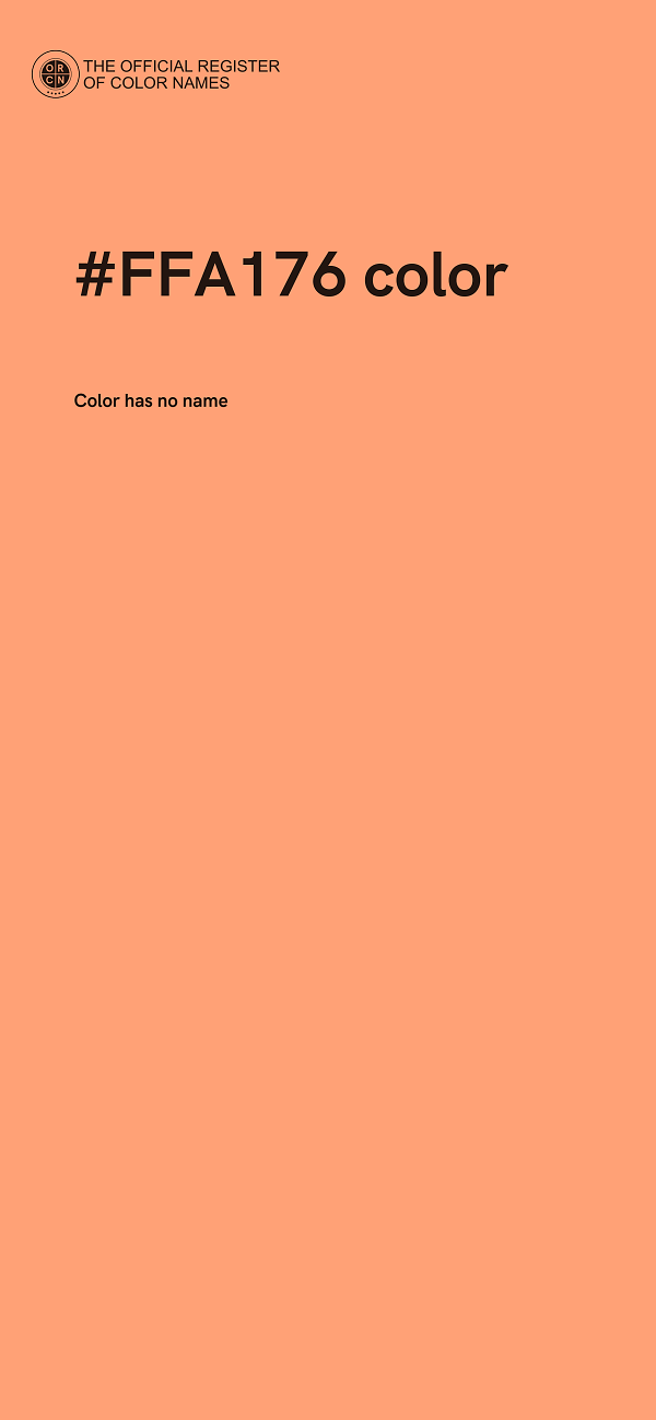 #FFA176 color image