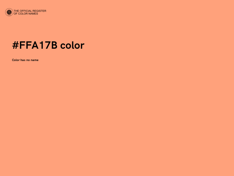 #FFA17B color image