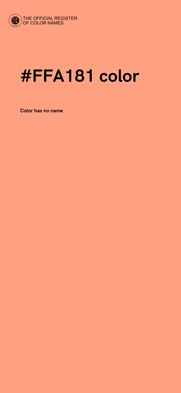 #FFA181 color image