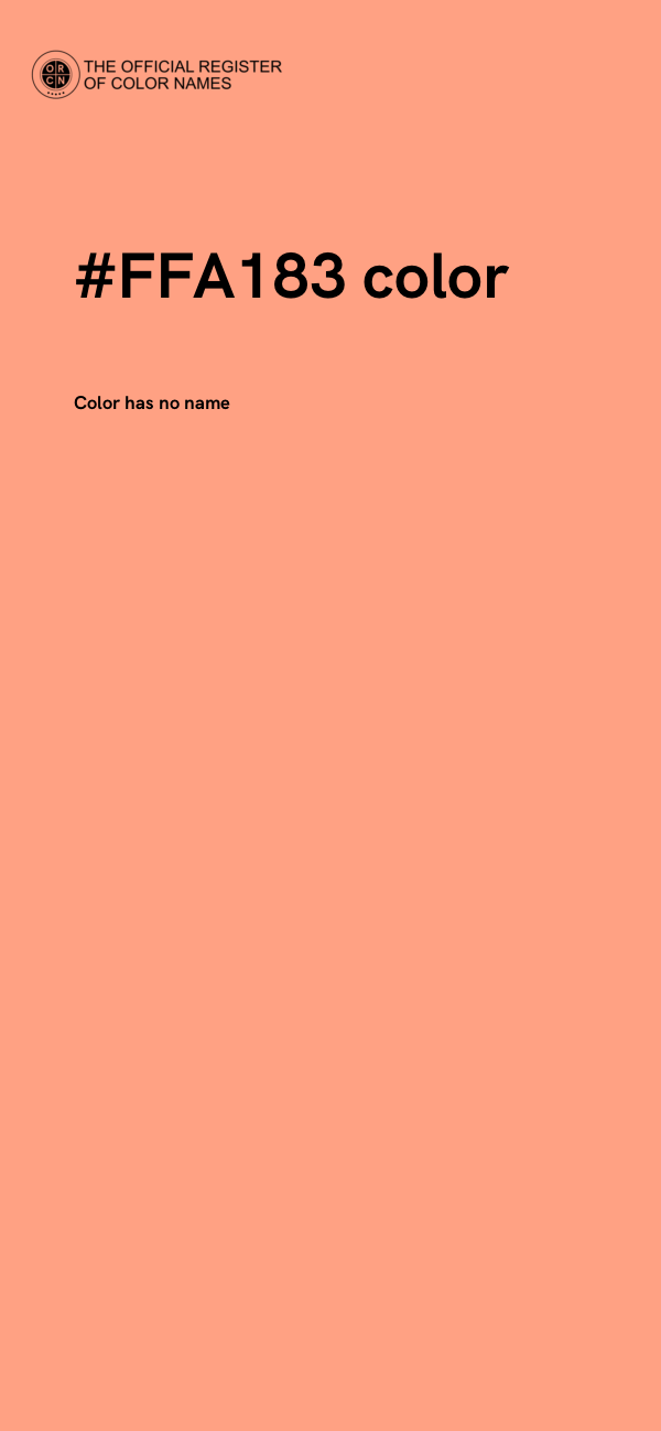 #FFA183 color image