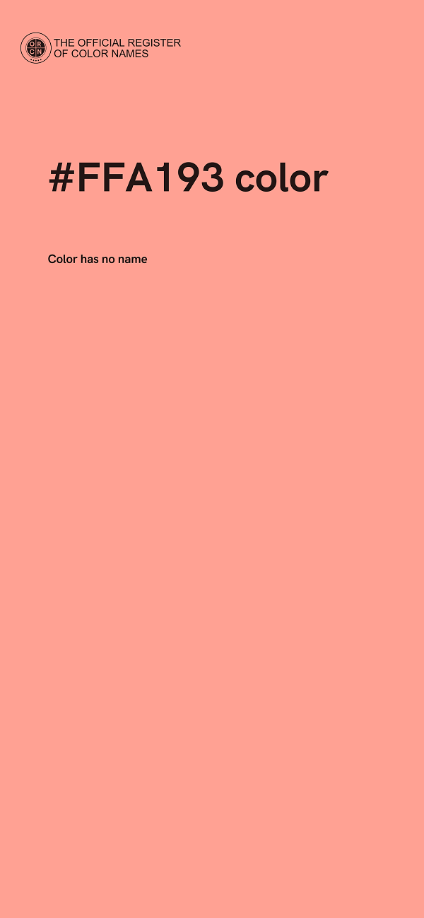 #FFA193 color image