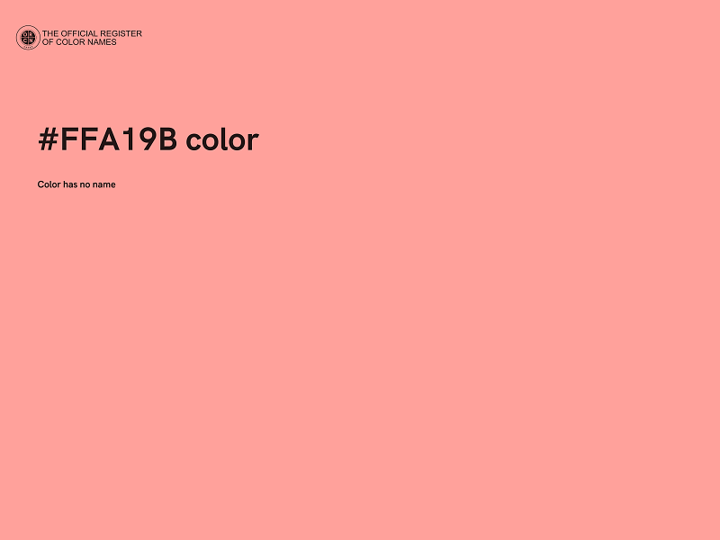 #FFA19B color image
