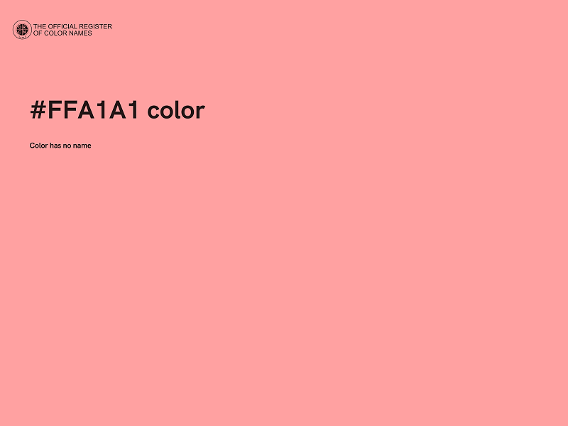 #FFA1A1 color image