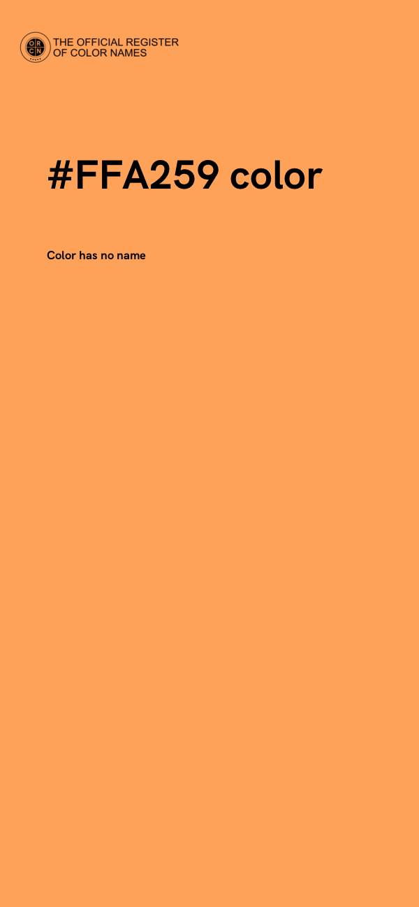 #FFA259 color image