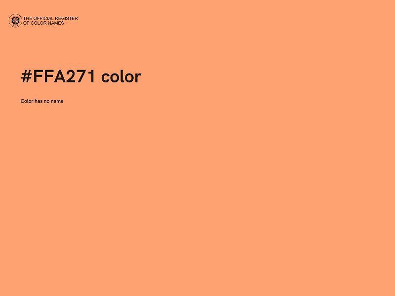 #FFA271 color image