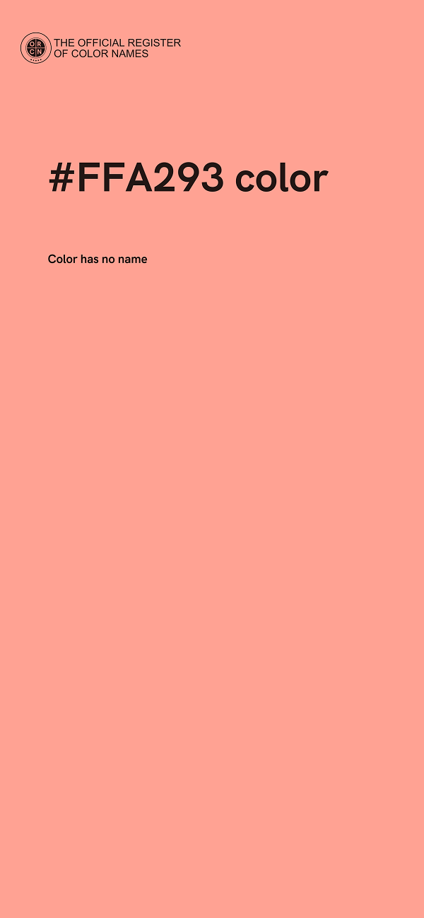 #FFA293 color image