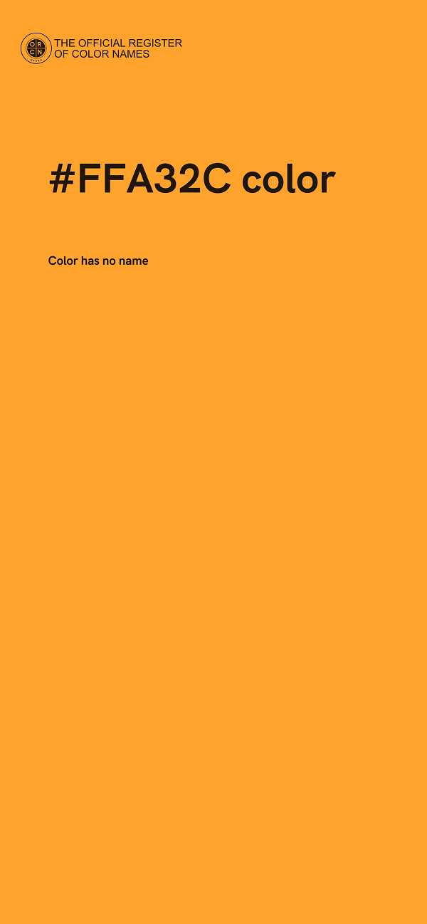 #FFA32C color image