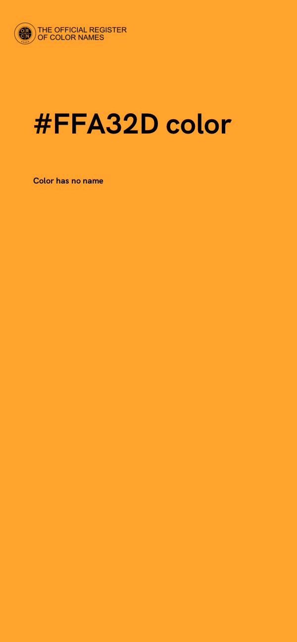 #FFA32D color image