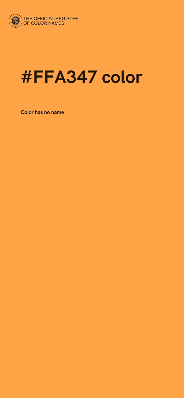 #FFA347 color image