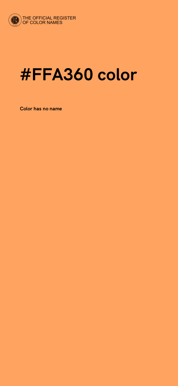 #FFA360 color image