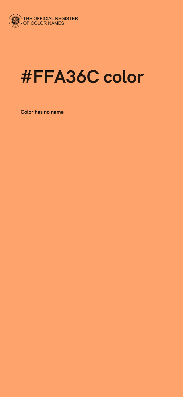 #FFA36C color image