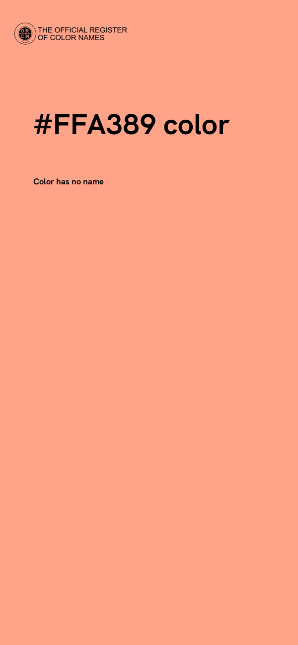 #FFA389 color image