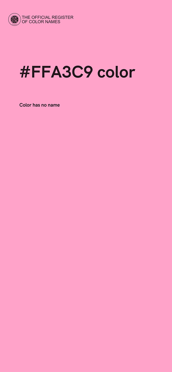 #FFA3C9 color image