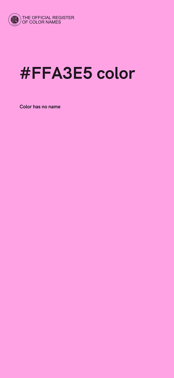 #FFA3E5 color image