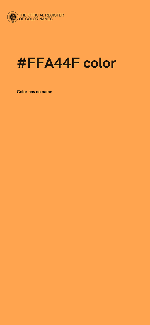 #FFA44F color image