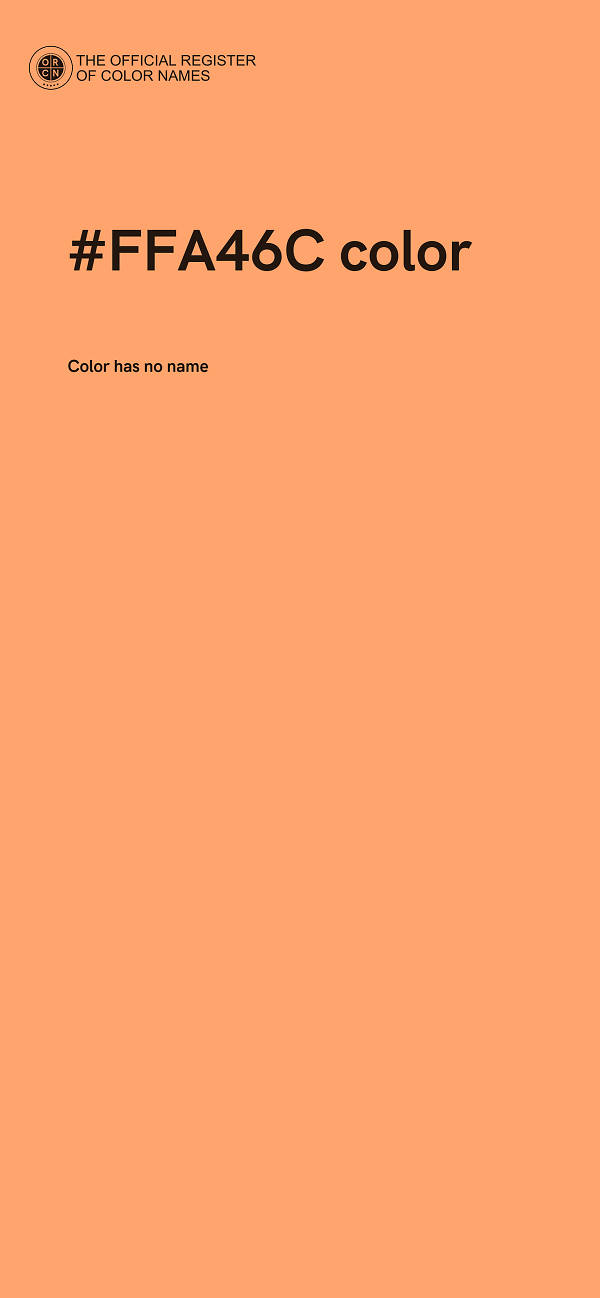 #FFA46C color image