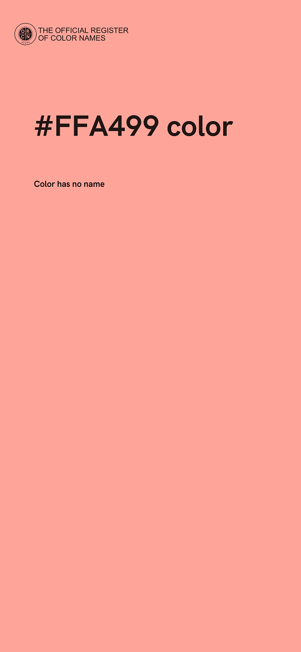 #FFA499 color image