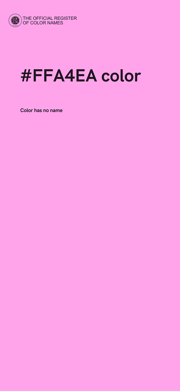 #FFA4EA color image