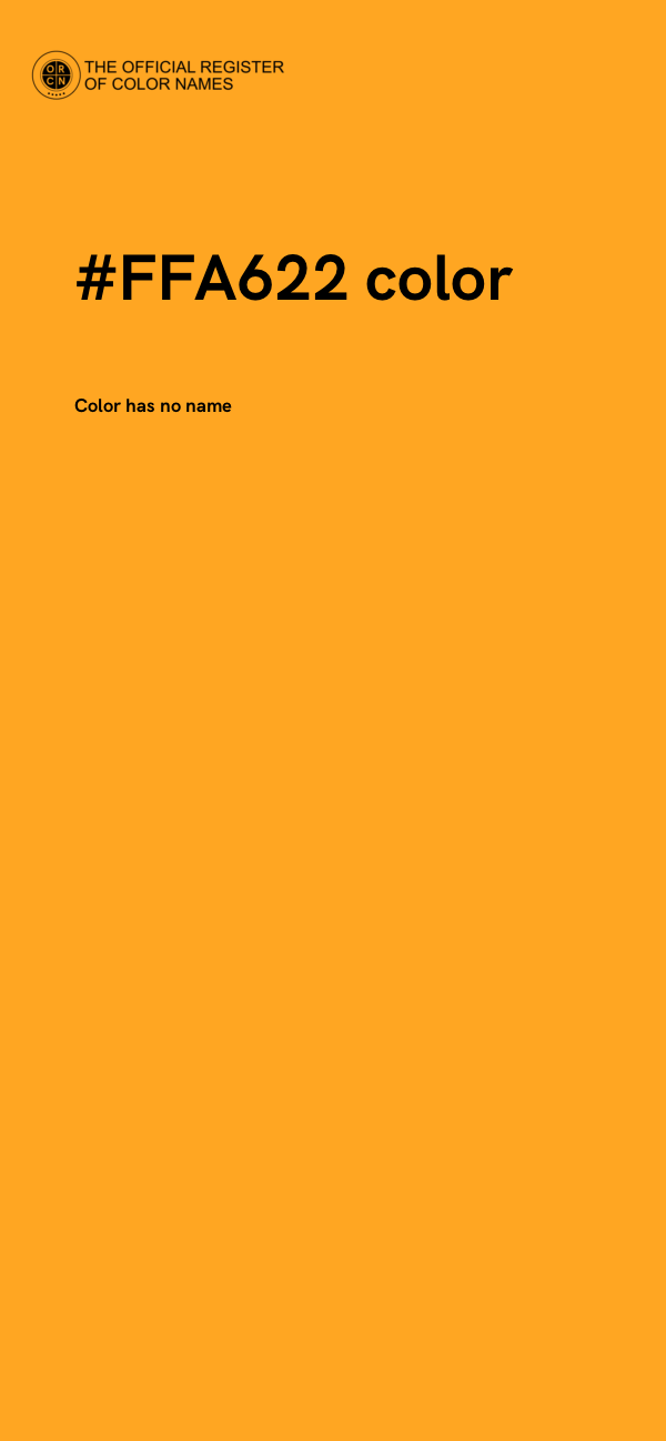 #FFA622 color image