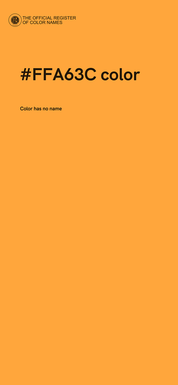 #FFA63C color image