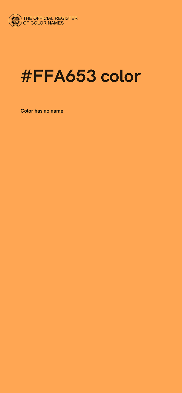 #FFA653 color image