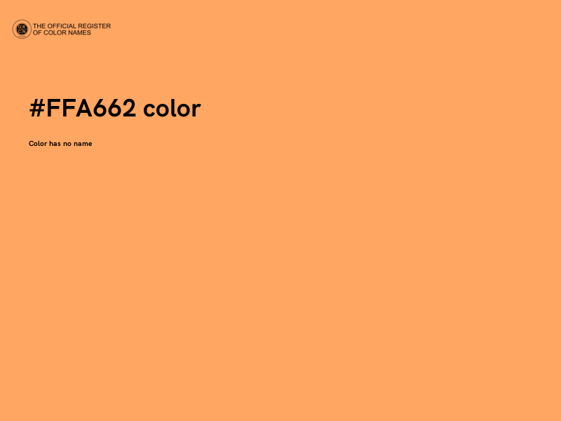 #FFA662 color image
