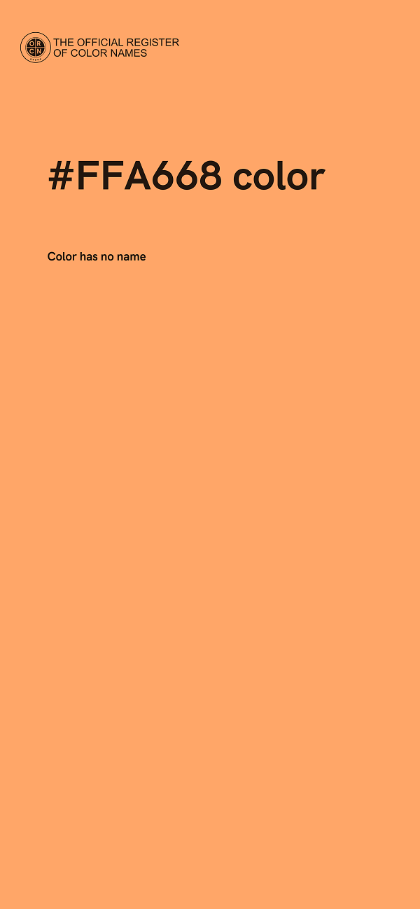 #FFA668 color image
