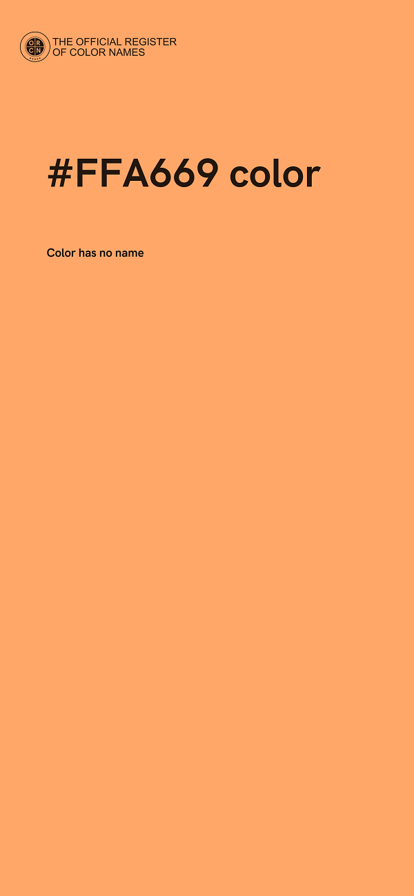#FFA669 color image
