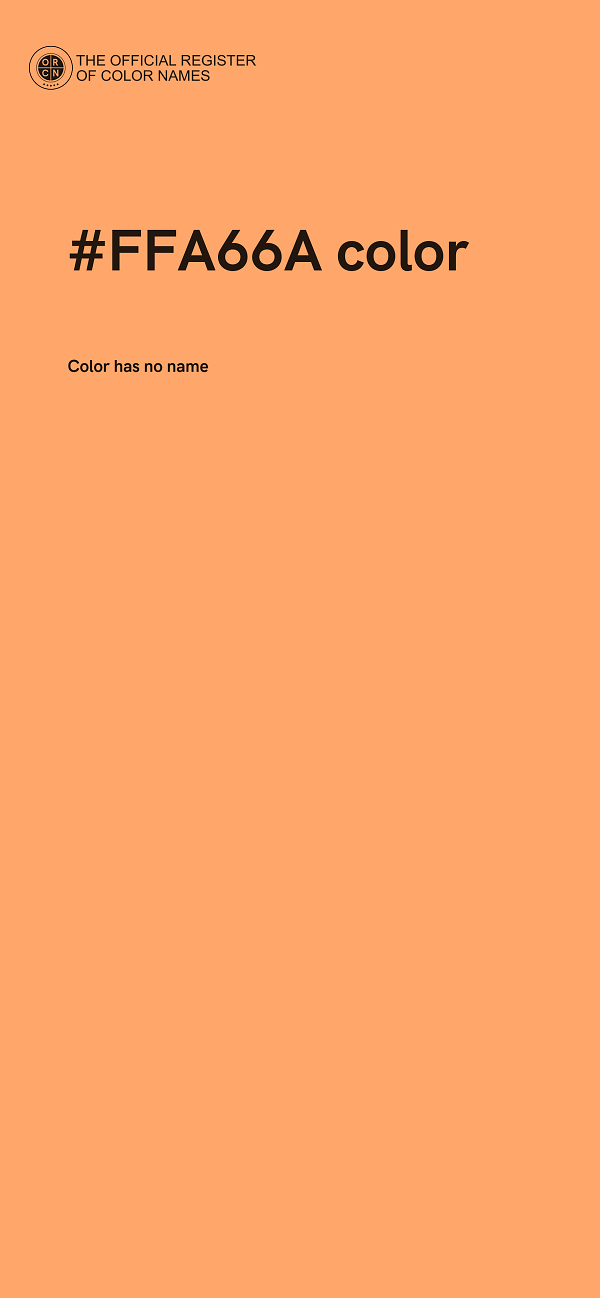 #FFA66A color image