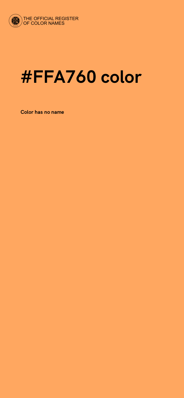 #FFA760 color image