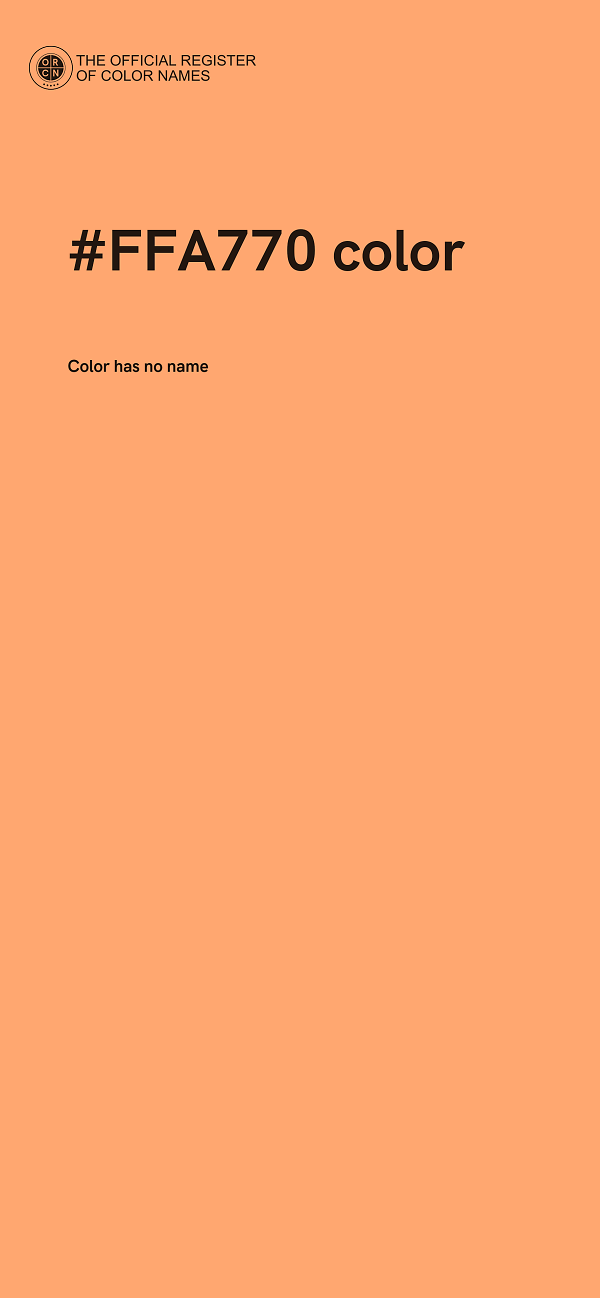 #FFA770 color image