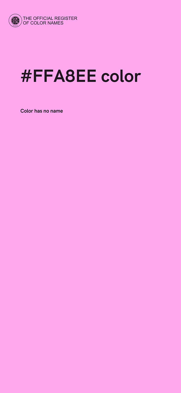 #FFA8EE color image