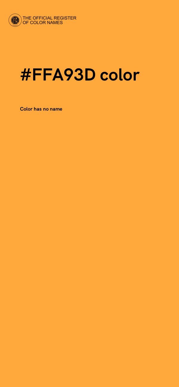 #FFA93D color image